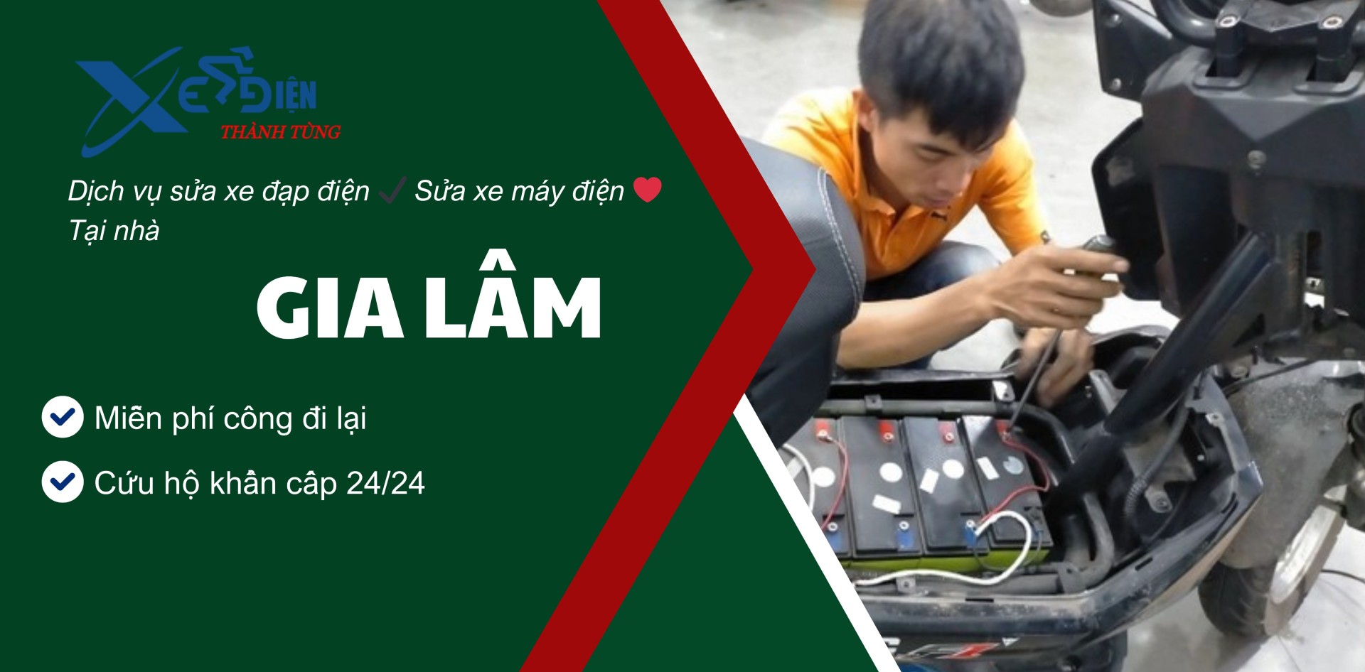 sửa chữa xe điện uy tín ở Gia Lâm 