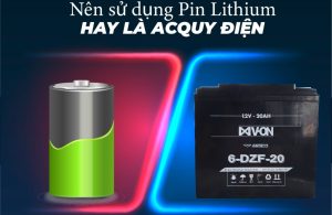 Nên sử dụng pin hay vẫn tiếp tục sử dụng ắc quy chì