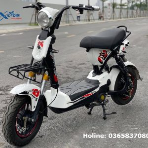 Xe đạp điện M133 cũ màu trắng của Xe Điện Thành Tùng