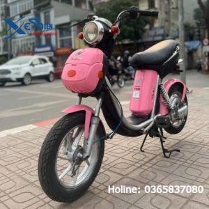 xe đạp điện Nijia cũ màu hồng