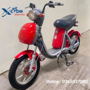 xe đạp điện Nijia cũ màu đỏ
