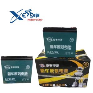 Bộ 6 Bình Ắc Quy Xe Máy Điện 72V – 30Ah Chính Hãng Yantai