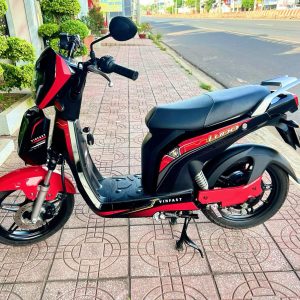 xe điện Vinfast ludo cũ màu đỏ