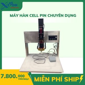 mặt trước máy hàn cell pin chuyên dụng