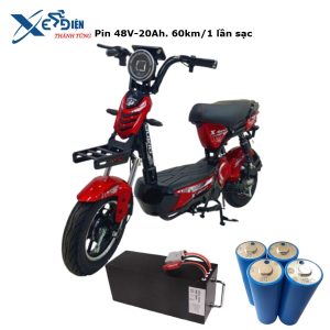 pin 48V-20ah dành cho xe điện m133 4 bình lớn