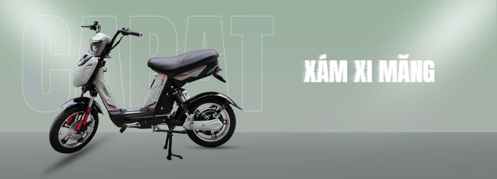 xe đạp điện cap-a/t màu xám xi măng